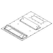 obrázek produktu Triton Redukce pro montáž klimatizace X1, X2 600x800 do hloubky rozv. II. RAL7035, šedá