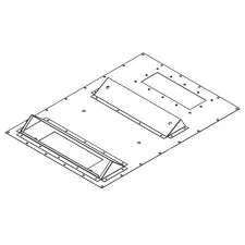 obrázek produktu Triton Redukce pro montáž klimatizace X1, X2 600x800 na šířku rozv. II. RAL7035, šedá