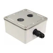 obrázek produktu Solarix Průmyslový  box s nerez čelem pro 2x zásuvkový modul IP67 SX2-IN-0-GY