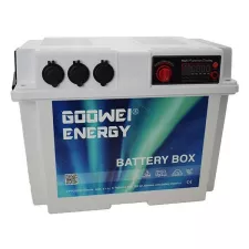 obrázek produktu GOOWEI ENERGY BATTERY BOX GBB100, 100Ah, 12V, střídač 1000W
