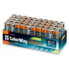 obrázek produktu Colorway alkalická baterie AA/ 1.5V/ 40ks v balení