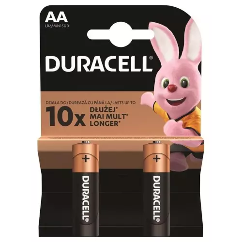 obrázek produktu Duracell Basic alkalická baterie 2 ks (AA)