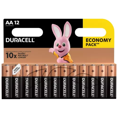 obrázek produktu Duracell Basic alkalická baterie 12 ks (AA)
