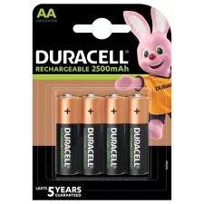 obrázek produktu Duracell Rechargeable baterie 2500mAh 4 ks (AA)