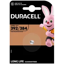 obrázek produktu Duracell silver-oxide knoflíková baterie 392/384/SR41 1ks