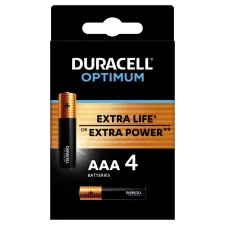 obrázek produktu Duracell Optimum alkalická baterie 4 ks (AAA)