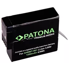 obrázek produktu PATONA baterie pro digitální kameru GoPro Hero 5/Hero 6/Hero/Hero7 20018 AABAT-001 1250mAh Li-Ion Premium