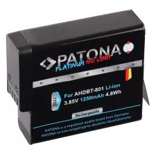 obrázek produktu PATONA baterie pro digitální kameru GoPro Hero 5/6/7/8 1250mAh Li-Ion Platinum
