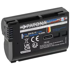obrázek produktu PATONA baterie pro foto Nikon EN-EL15C 2400mAh Li-Ion Platinum USB-C nabíjení