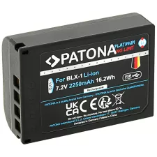 obrázek produktu PATONA baterie pro foto Olympus BLX-1 2400mAh Li-Ion Platinum USB-C nabíjení