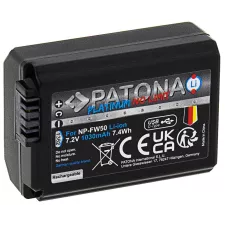 obrázek produktu PATONA baterie pro foto Sony NP-FW50 1030mAh Li-Ion Platinum USB-C nabíjení