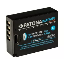 obrázek produktu PATONA baterie pro foto Fuji NP-W126S 1050mAh Li-Ion Platinum USB-C nabíjení