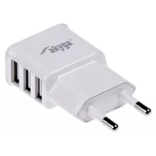 obrázek produktu Akyga Síťová USB nabíječka 240V 3100mA 3xUSB bílá