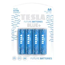 obrázek produktu TESLA BLUE+ Zinc Carbon baterie AA (R06, tužková, blister) 4 ks