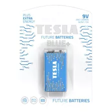 obrázek produktu TESLA BLUE+ Zinc Carbon baterie 9V (6F22, blister) 1 ks
