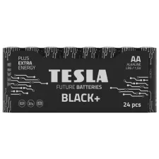 obrázek produktu TESLA BLACK+ alkalická baterie AA (LR06, tužková, fólie) 24 ks