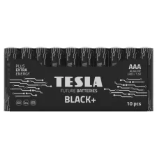 obrázek produktu TESLA BLACK+ alkalická baterie AAA (LR03, mikrotužková, fólie) 10 ks