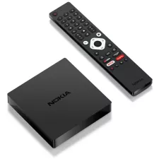 obrázek produktu NOKIA android box 8010/ 4K Ultra HD/ NETFLIX/ 02 TV/ HDMI/ USB 3.0/ USB-C/ USB 2.0/ BT/ Wi-Fi/ LAN/ Android TV 11/ černý