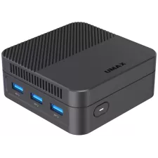 obrázek produktu UMAX Mini PC U-Box N10 Plus/ N100/ 8GB/ 128GB SSD/ 2x HDMI/ DP/ 3x USB 3.0/ BT/ Wi-Fi/ 2x LAN/ W11 Pro