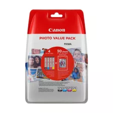 obrázek produktu Canon multipack inkoustových náplní CLI-571-C+M+Y+BK / 50x  fotopapír PP-201