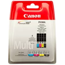 obrázek produktu Canon multipack inkoustových náplní CLI-551-C+M+Y+BK