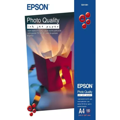 obrázek produktu EPSON fotopapír C13S041061/ A4/ Photo Quality Inkjet Paper / 100ks