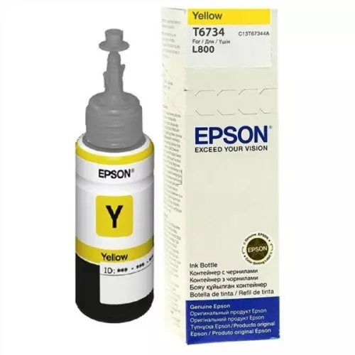 obrázek produktu Epson inkoustová náplň/ C13T67344A/ FOTO L800/ 70ml/ Žlutá
