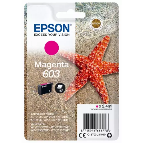 obrázek produktu Epson inkoustová náplň/ C13T03U14010/ 603/ Expression Home XP-x100/ WF-28x0DWF/ Magena