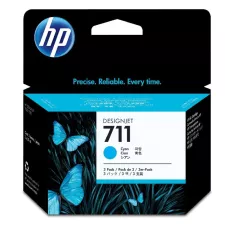 obrázek produktu HP inkoustová kazeta 711 azurová CZ134A originál 3-pack