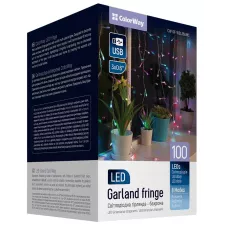 obrázek produktu COLORWAY LED girlanda/ IP20 / 100 LED / délka 3m x 0,6m / více barevný/ napájení USB