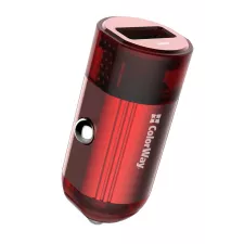 obrázek produktu COLORWAY 1x USB nabíječka do auta 18W/ Červená