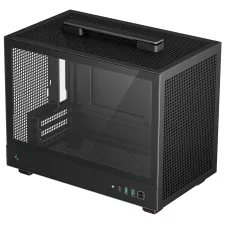 obrázek produktu DEEPCOOL skříň CH160 / miniITX / USB 3.0 / USB-C / prosklená bočnice / držadlo / černá