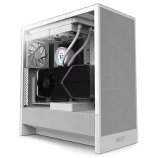 obrázek produktu NZXT skříň H5 Flow edition / 2x120 mm fan / USB 3.0 / USB-C 3.1 / průhledná bočnice / mesh panel / bílá