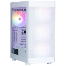 obrázek produktu Zalman skříň i4 TG / Middle Tower / 4x 140 mm RBG LED fan / 2x USB 3.0 / 1x USB 2.0 / mesh panel / tvrzené sklo / bílá