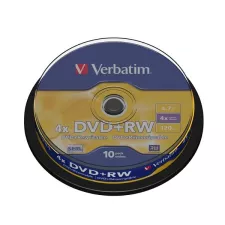 obrázek produktu VERBATIM DVD+RW 4,7GB/ 4x/ 10pack/ spindle