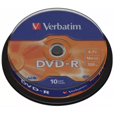 obrázek produktu VERBATIM DVD-R 4,7GB/ 16x/ 10pack/ spindle