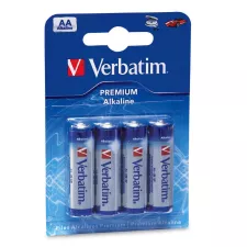 obrázek produktu VERBATIM alkalická baterie 1,5V AA/ blistr 4ks