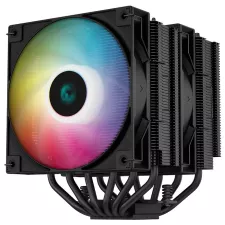 obrázek produktu DEEPCOOL chladič AG620 BK ARGB / 2x 120mm fan / 6x heatpipes / PWM / pro Intel i AMD / černý