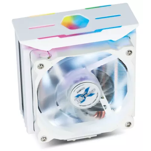 obrázek produktu Zalman chladič CPU CNPS10X OPTIMA II / 120mm RGB ventilátor / heatpipe / PWM / výška 160mm / pro AMD i Intel / bílý