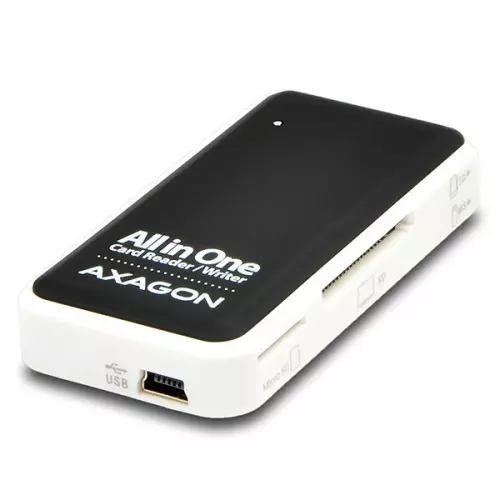 obrázek produktu AXAGON čtečka paměťových karet microSD/SD/MS/XD/CF / CRE-X1 / USB 2.0 / 0,1m