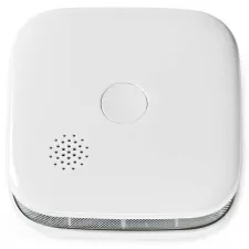 obrázek produktu NEDIS Wi-Fi chytrý detektor kouře/ napájení z baterie/ hlasitost 85 dB/ výdrž snímače 10 let/ Android & iOS/ bílý