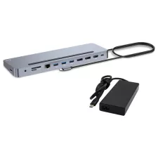 obrázek produktu i-tec dokovací stanice USB-C Metal Ergonomic 4K/ 3x Display/ Power Delivery 100W + univerzální nabíječka 100W