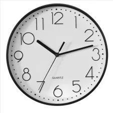 obrázek produktu HAMA nástěnné hodiny PG-220/ průměr 22 cm/ tichý chod/ 1x AA baterie/ černé