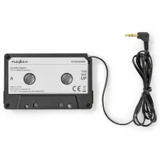 obrázek produktu Car Audio Aux Cassette adaptér | 3,5 mm | Délka kabelu: 1.00 m | Černá