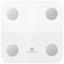 obrázek produktu NOERDEN chytrá váha MINIMI White/ nosnost 150 kg/ Bluetooth 4.0/ 9 tělesných parametrů/ bílá/ CZ app