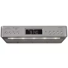 obrázek produktu Soundmaster UR2045SI kuchyňské rádio s DAB+ / RDS / BT/  Duální alarm/ časovač / stříbrný