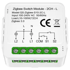 obrázek produktu IMMAX NEO SMART kontroler (L) V8 2-tlačítkový Zigbee 3.0, TUYA