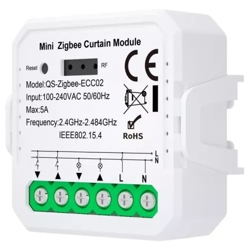 obrázek produktu IMMAX NEO SMART kontroler pro ovládání žaluzií a rolet, Zigbee 3.0, TUYA