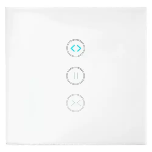 obrázek produktu SmartLife nástěnný vypínač | Wi-Fi | Okenice / Rolety / Žaluzie | Nástěnný Držák | 300 W | Android™ / IOS | Sklo | Bílá