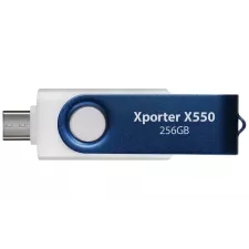 obrázek produktu PATRIOT Xporter X550 256GB / USB Typ-A + USB Typ-C / USB 3.2 Gen 1 / bílo-modrá